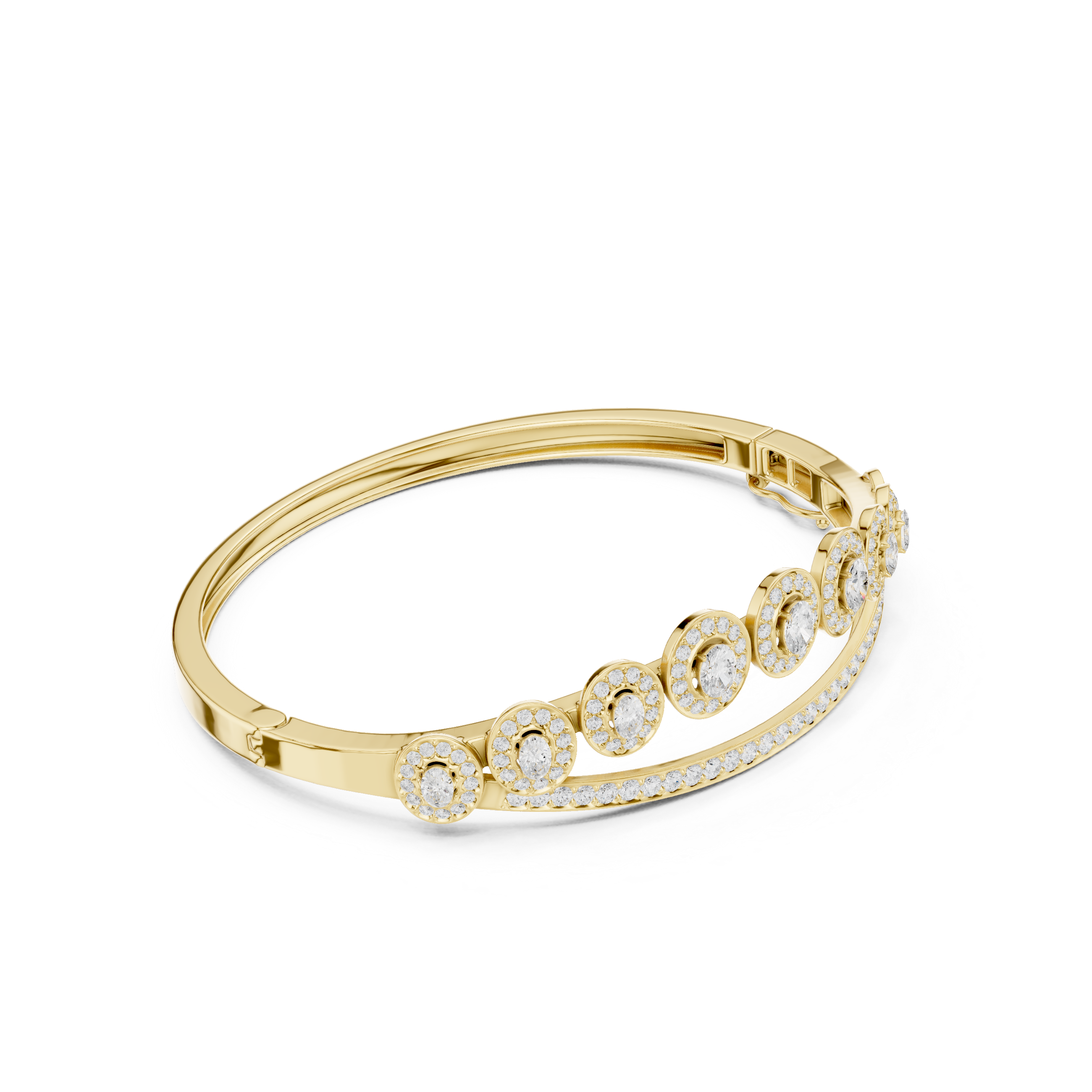 Graduated Halo bracelet