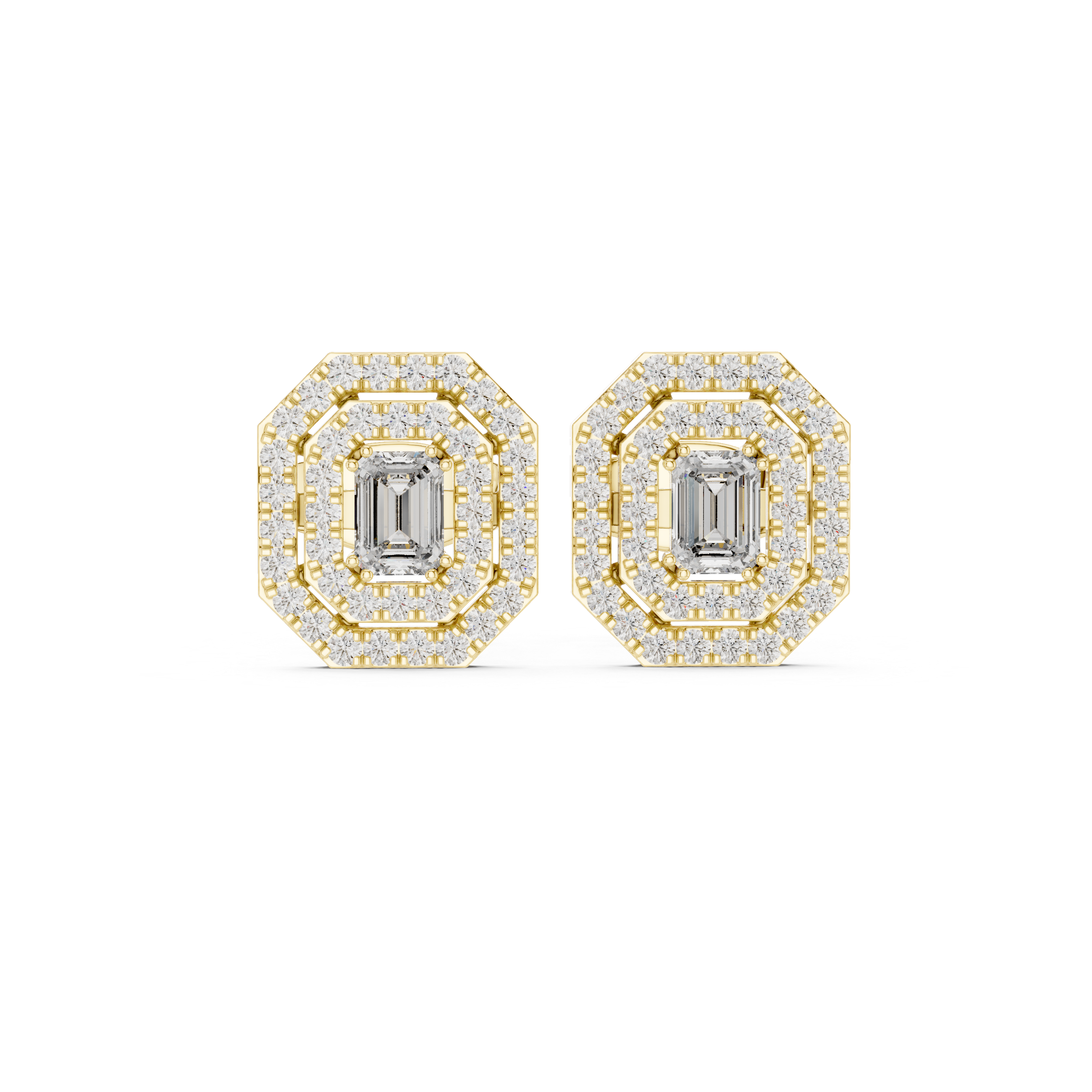 Double Halo Studs