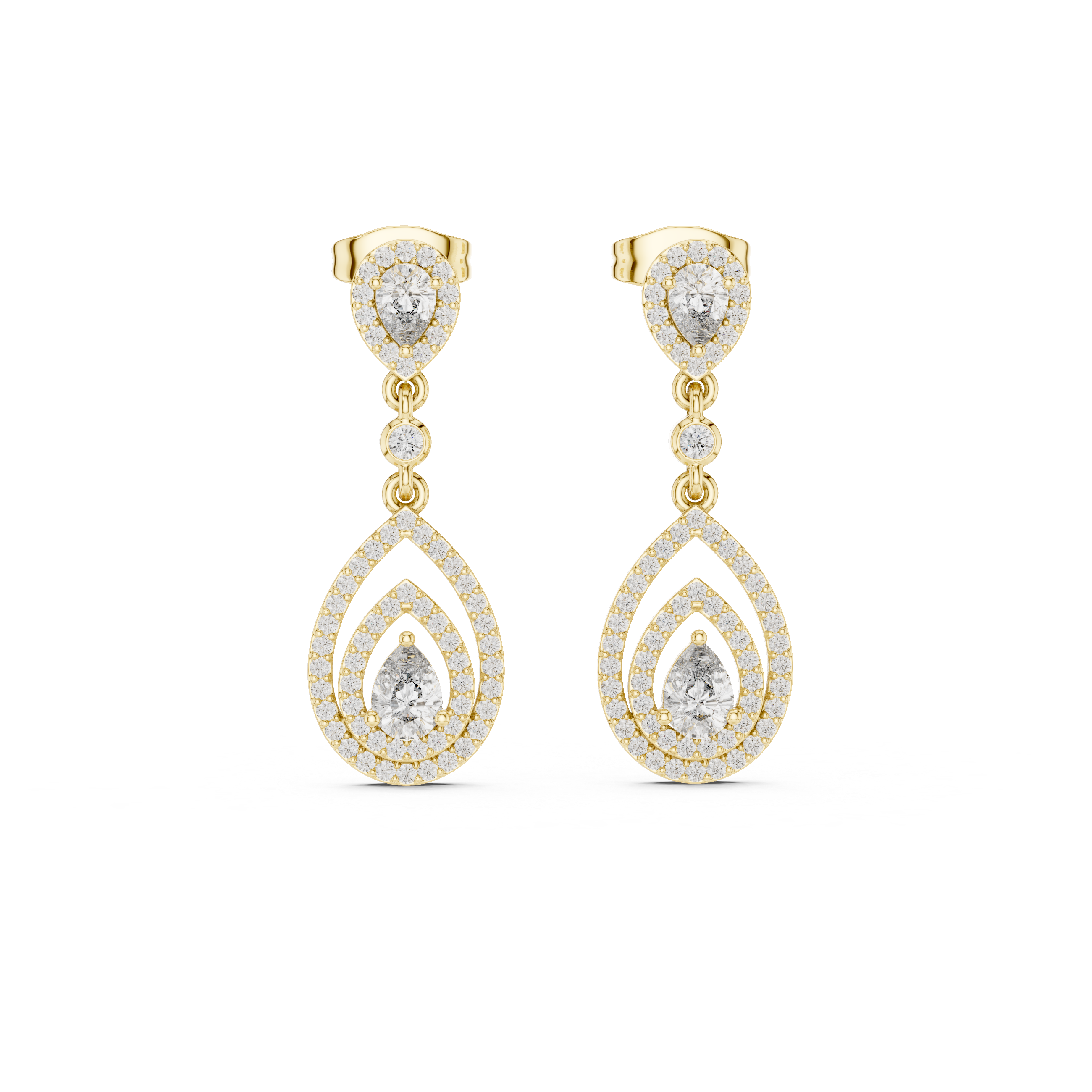 Double Teardrop Drops