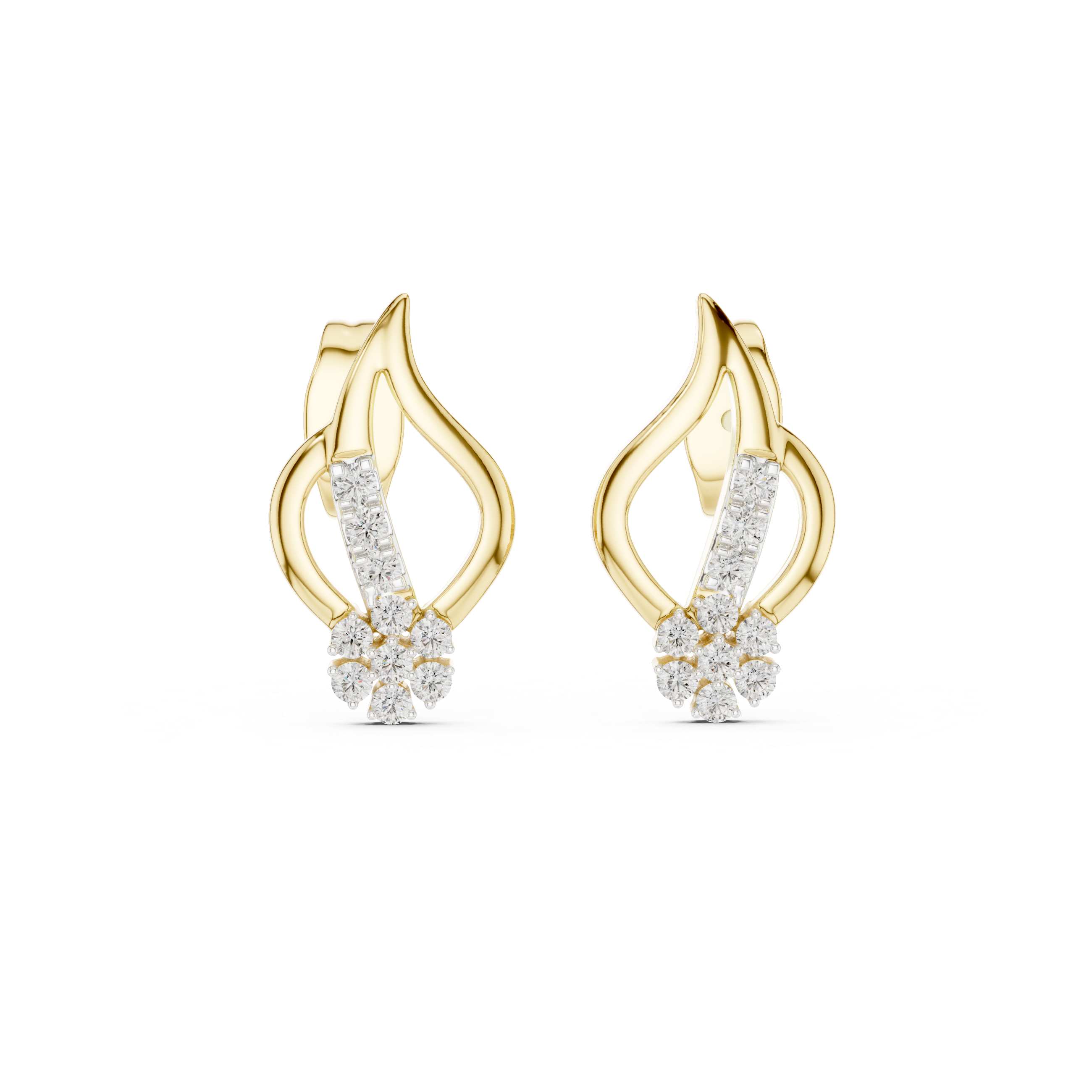 Flame Drop Studs