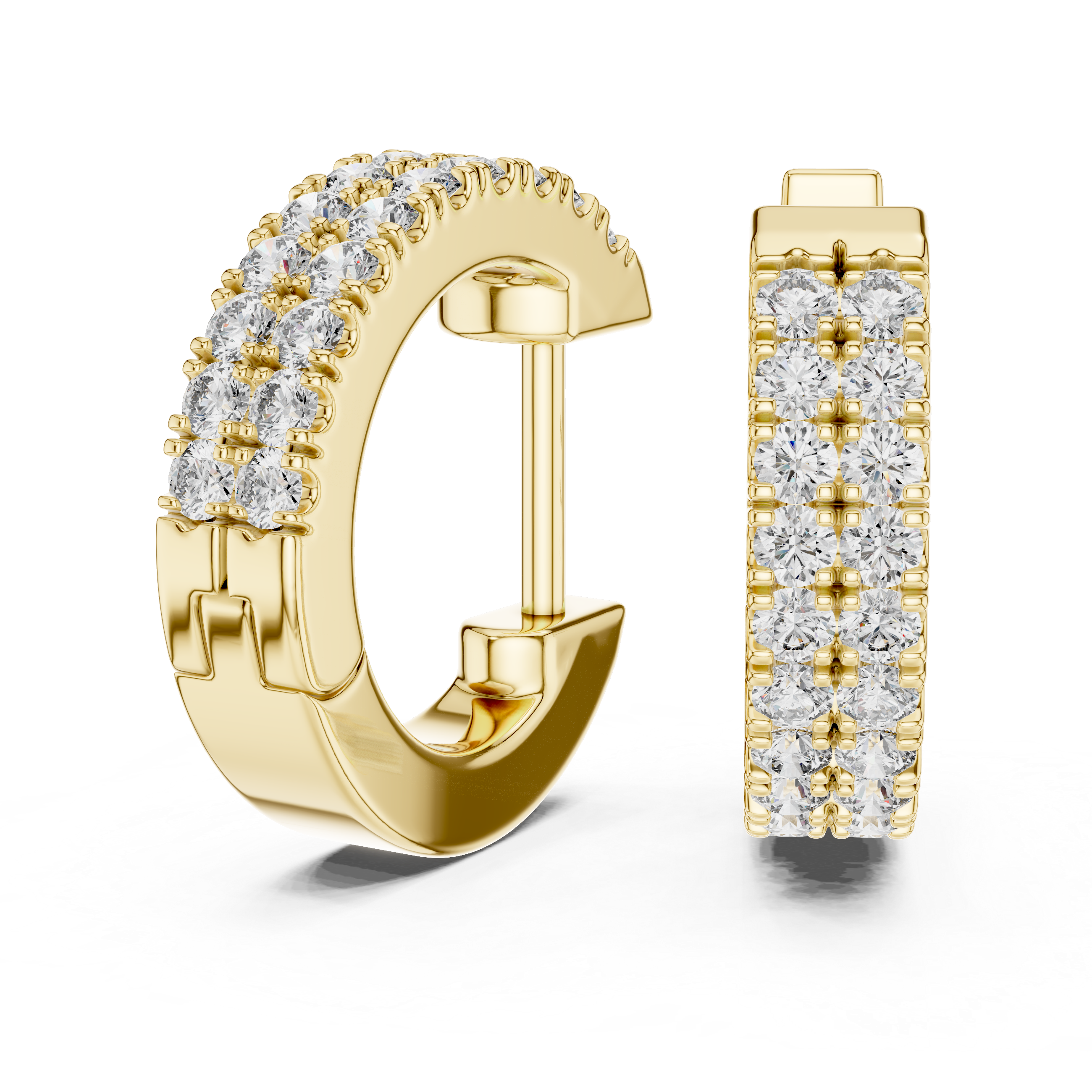 Double Row Hoops