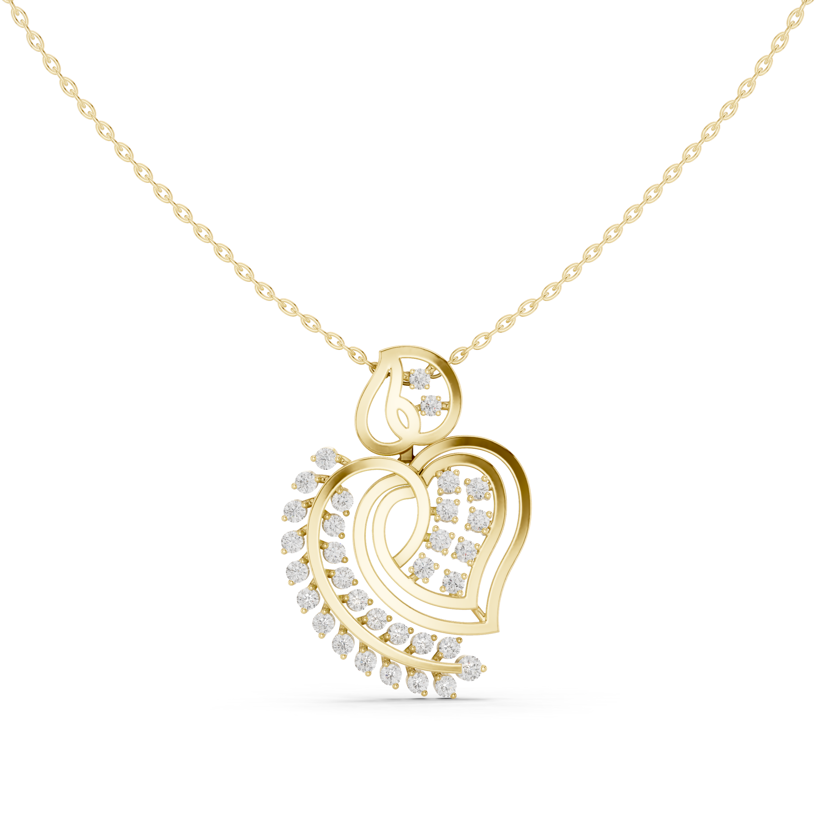 Paisley Heart Pendant