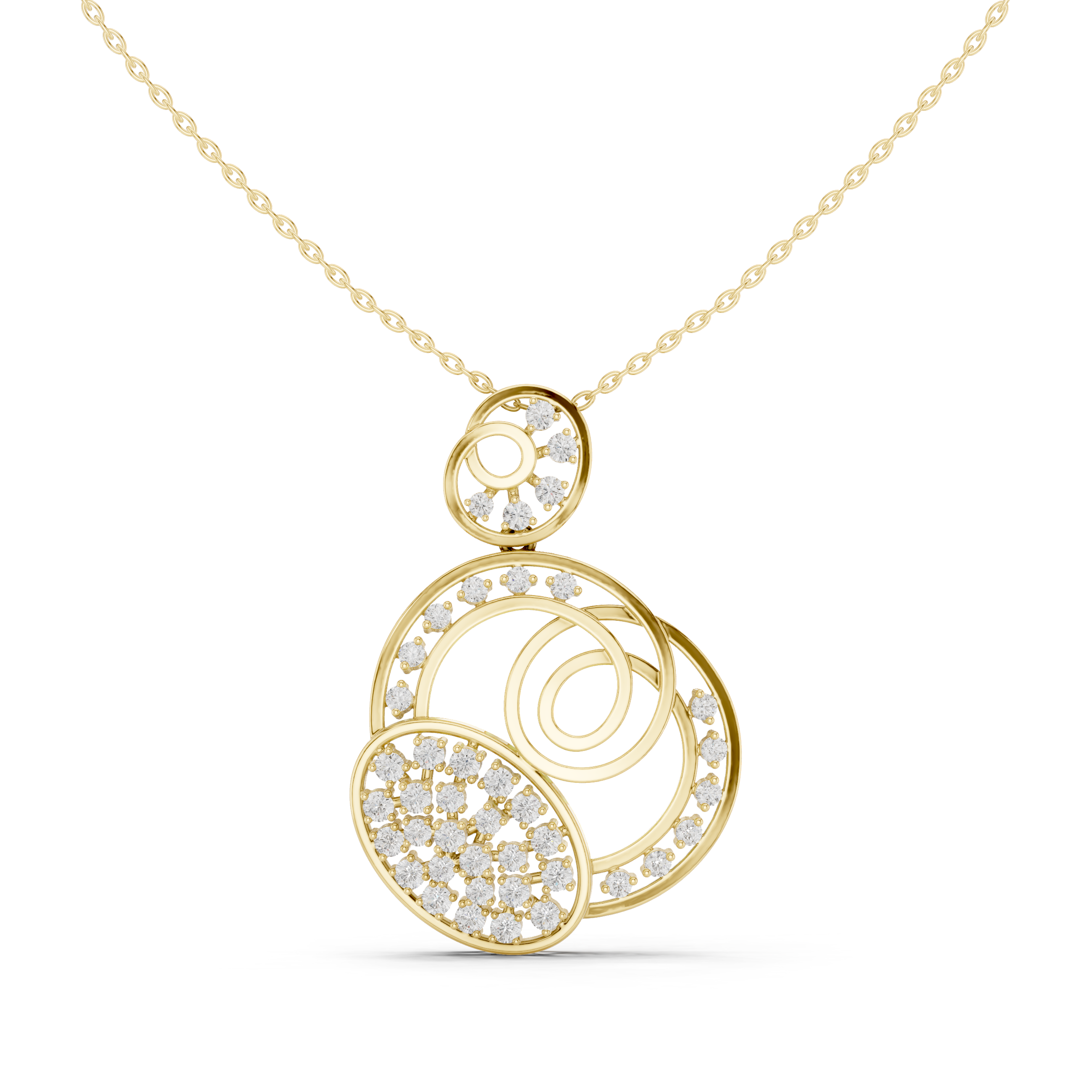 Spiral Circles Pendant