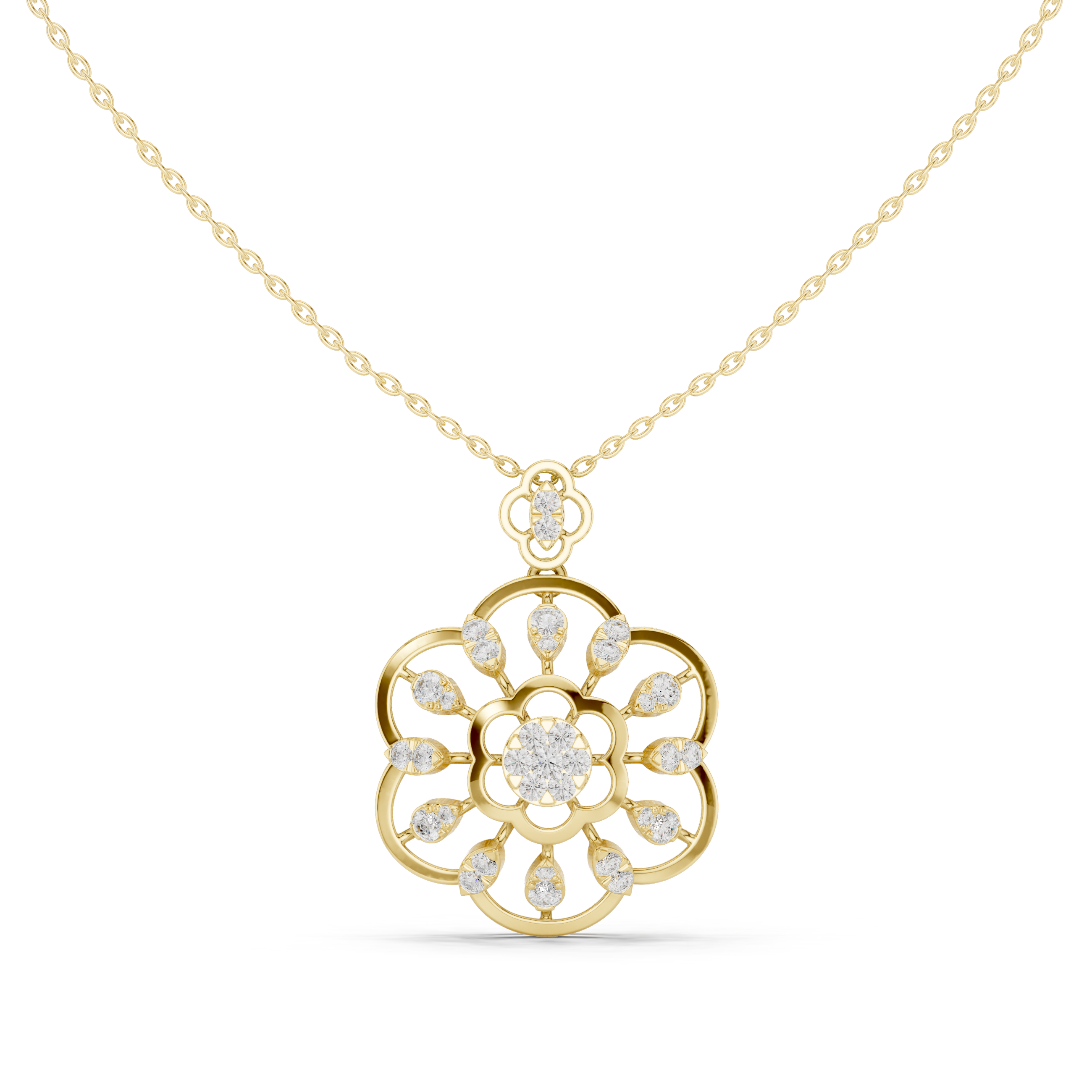 Scalloped Bloom Pendant