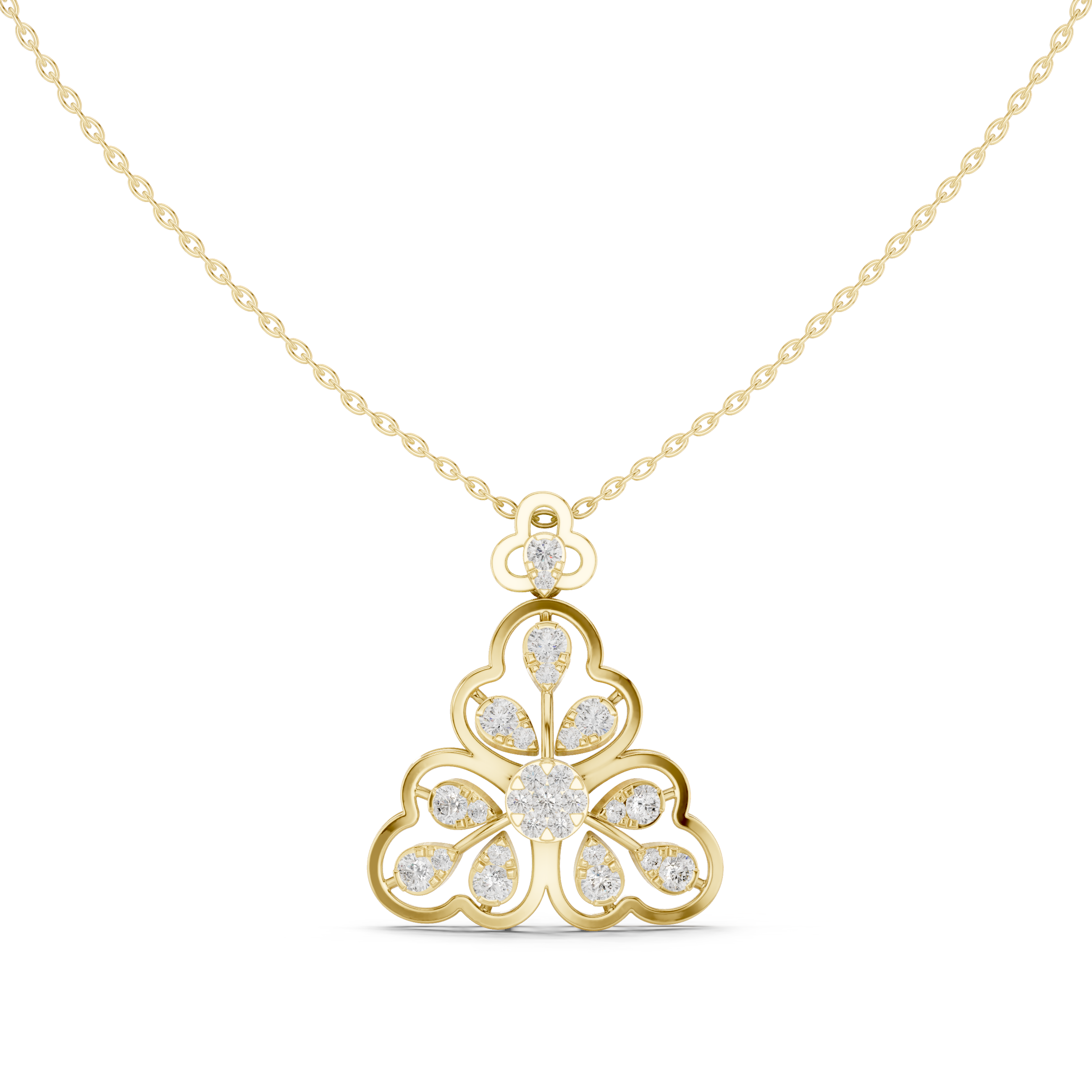 Trefoil Bloom Pendant
