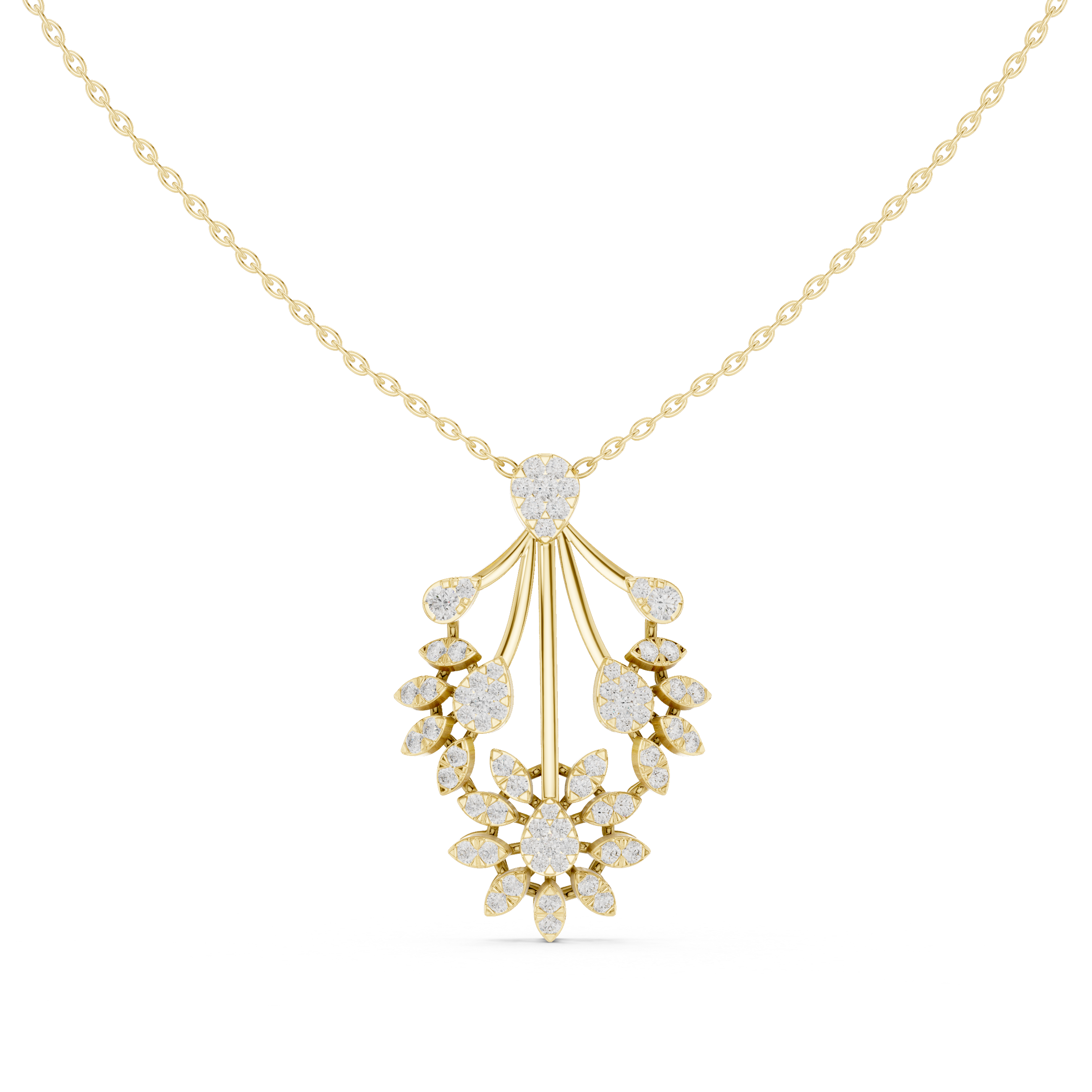 Floral Swirl Pendant