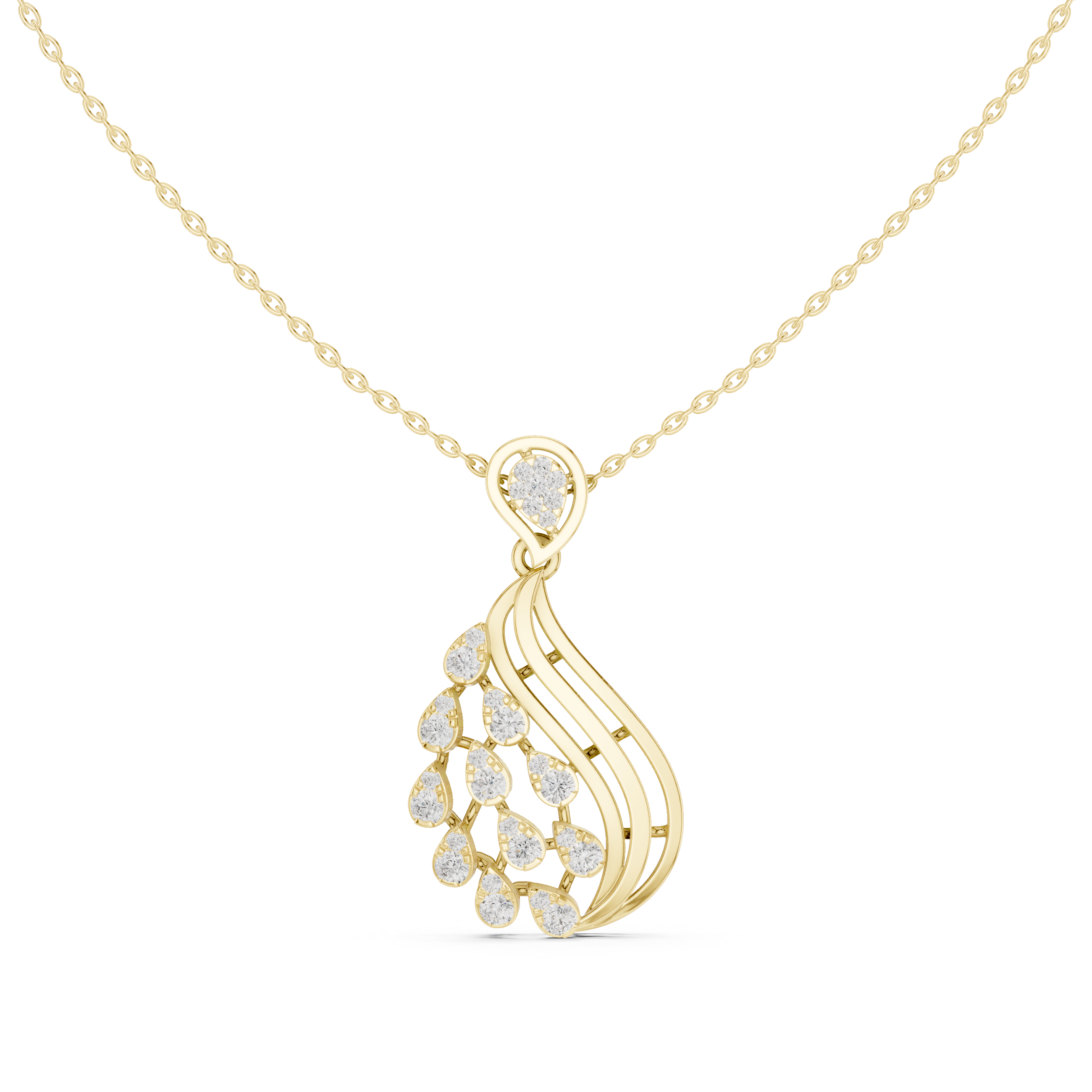 Paisley Drop Pendant
