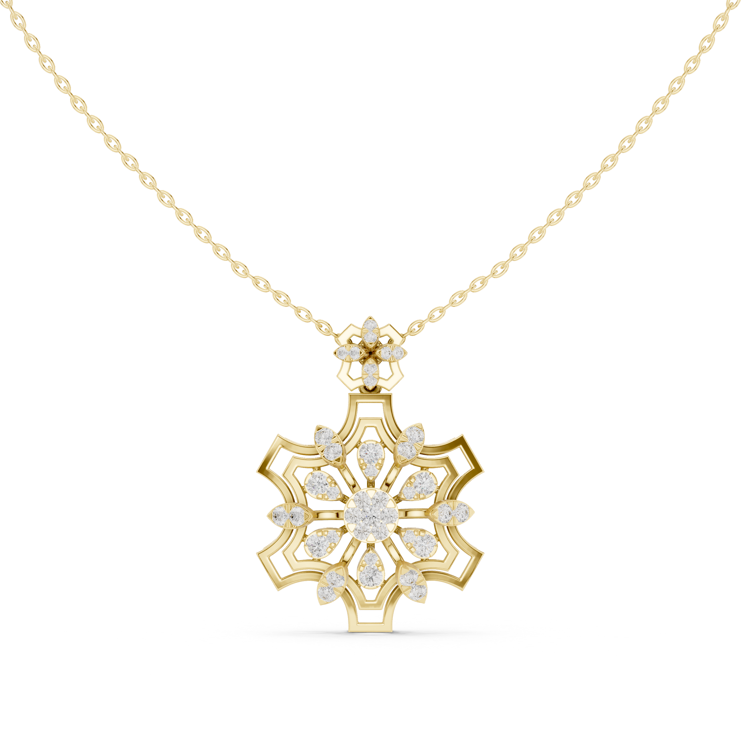 Angular Facet Pendant