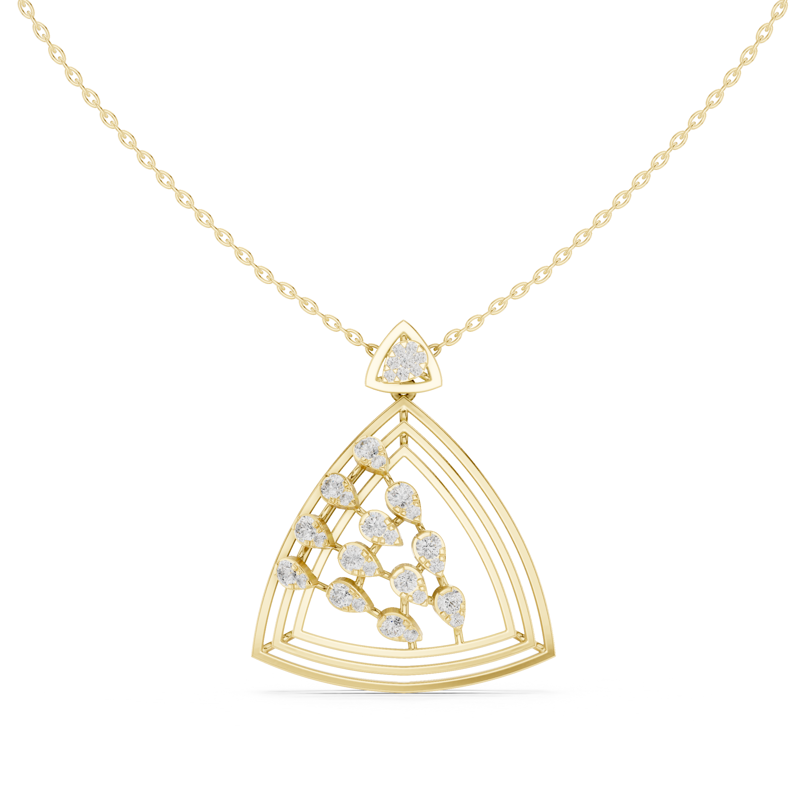Fan Facet Pendant