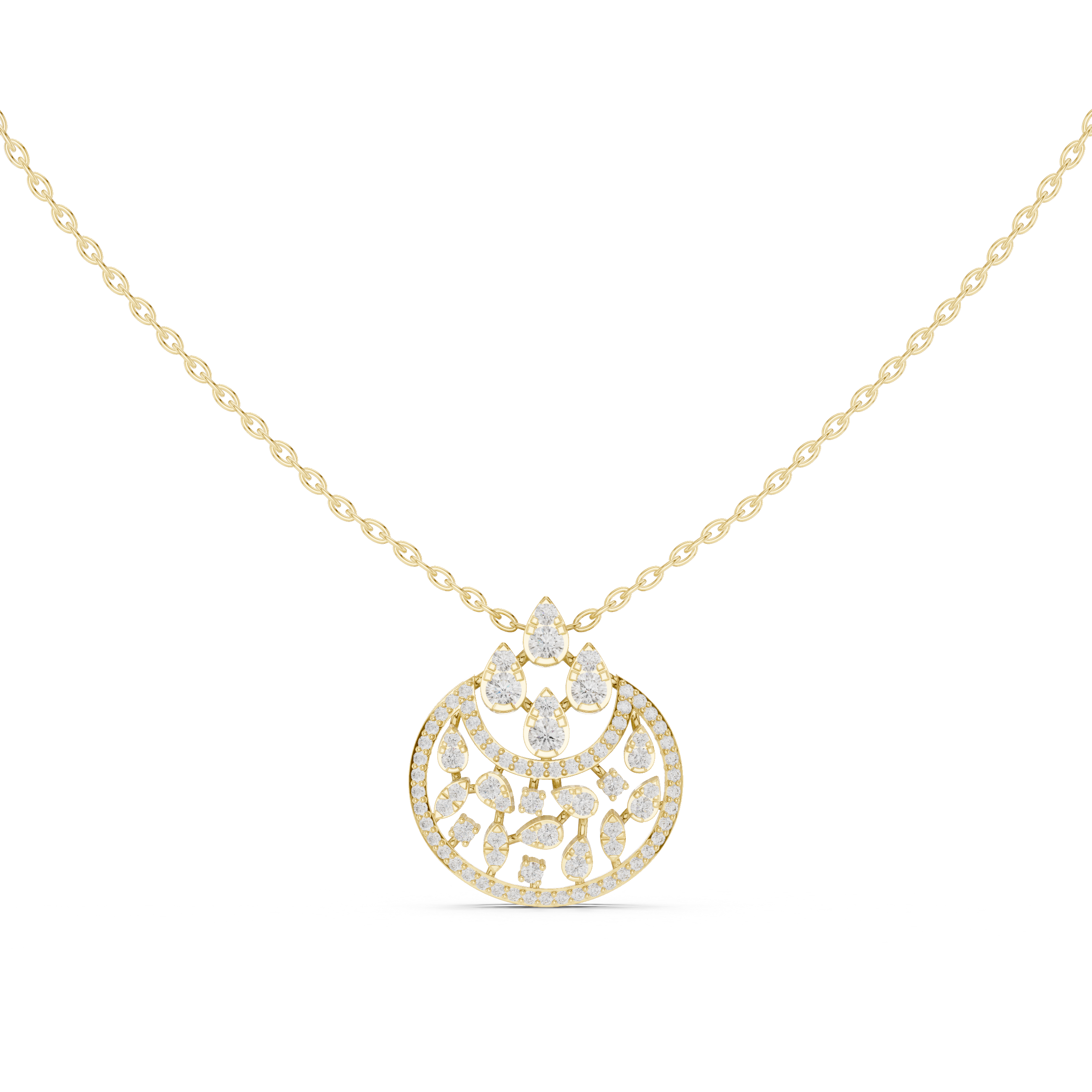Sunburst Locket Pendant
